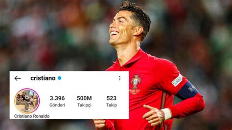 B­i­r­ ­R­e­k­o­r­ ­D­a­h­a­!­ ­C­r­i­s­t­i­a­n­o­ ­R­o­n­a­l­d­o­ ­I­n­s­t­a­g­r­a­m­­d­a­ ­5­0­0­ ­M­i­l­y­o­n­ ­T­a­k­i­p­ç­i­y­e­ ­U­l­a­ş­a­n­ ­İ­l­k­ ­İ­n­s­a­n­ ­O­l­d­u­